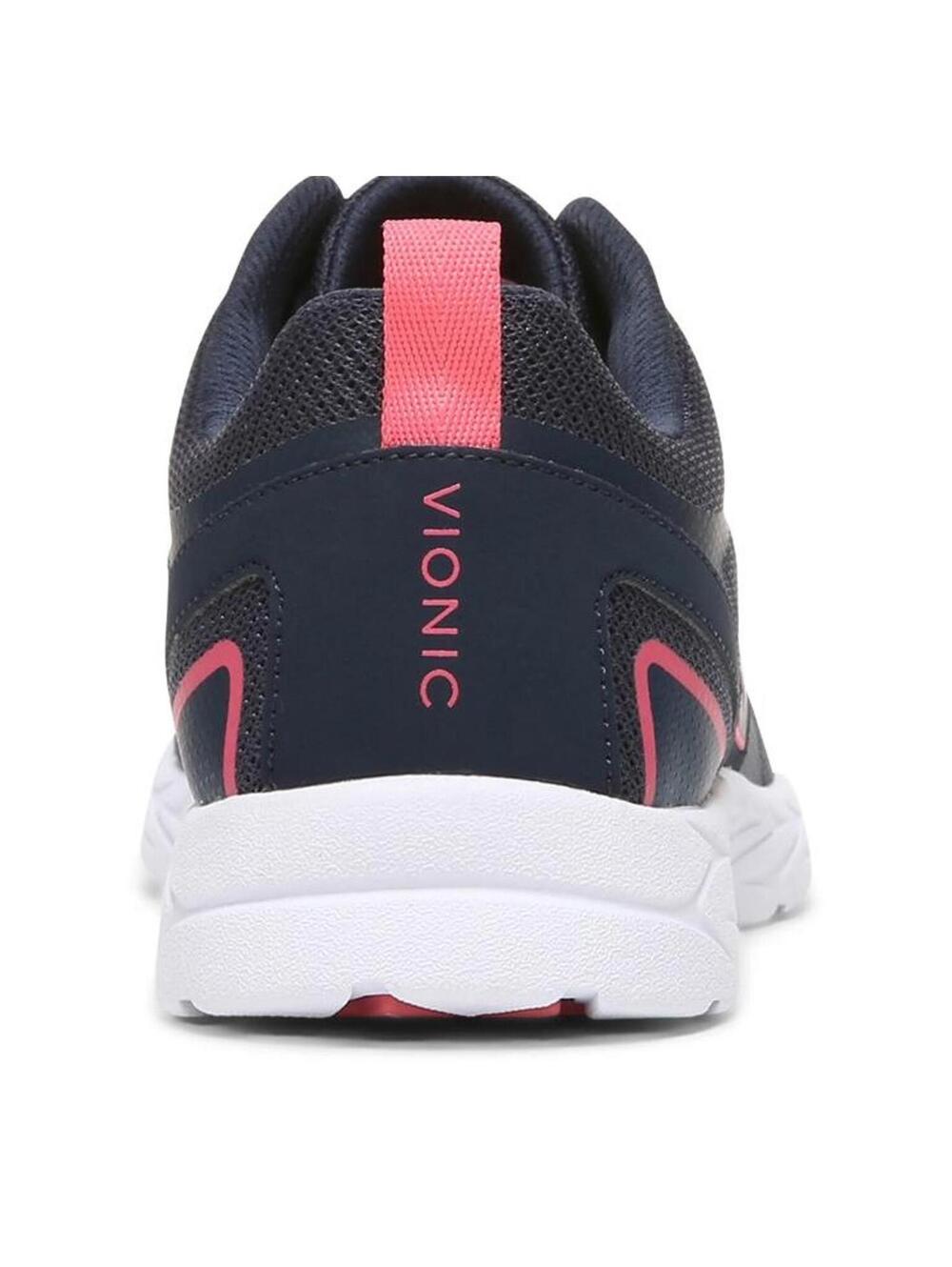 NWB Vionic Miles II Women's Walking Shoes Navy Pink Wide Size 5 - Picture 9 of 10